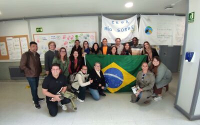 Visita al centro de varios profesores de Brasil